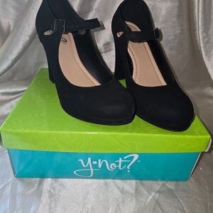 Black Women's Strap Heels